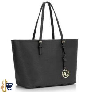 Black Women’s Large Tote Bag 1