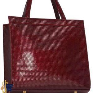 Burgundy Bow Decoration Shoulder Bag 2