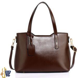 Coffe Women's Shoulder Handbag