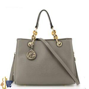 Grey Women's Tote Shoulder Bag