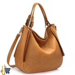 Large Nude Hobo Bag