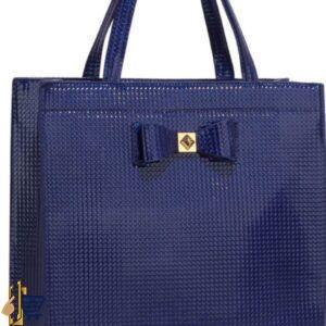 Navy Bow Decoration Shoulder Bag 1