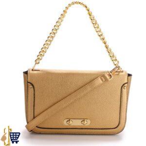 Gold Cross Body Shoulder Bag 1