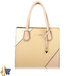 Nude / Pink Anna Grace Fashion Tote Handbag