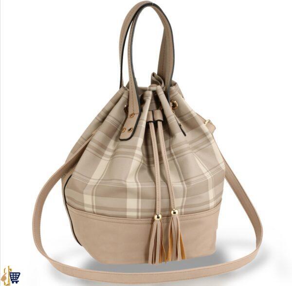 Nude Women's Drawstring Bucket Bag