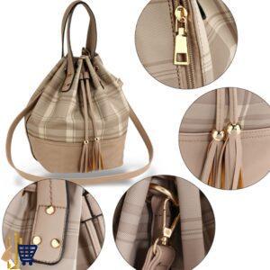 Nude Women’s Drawstring Bucket Bag 4