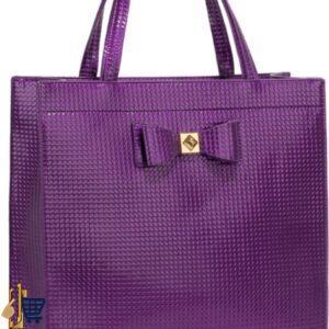 Purple Bow Decoration Shoulder Bag