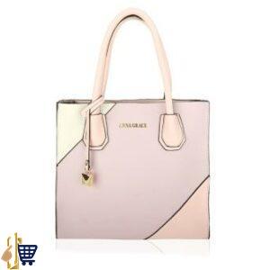 Purple / Pink Anna Grace Fashion Tote Handbag