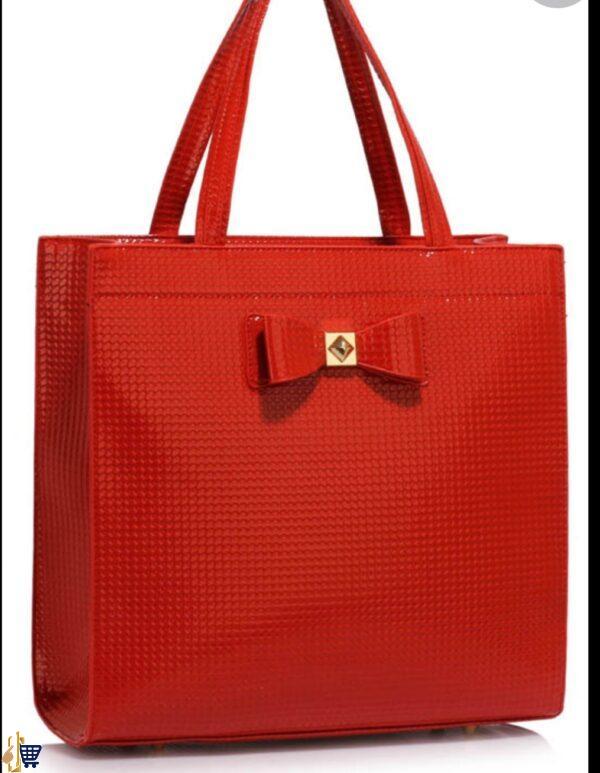 Red Bow Decoration Shoulder Bag