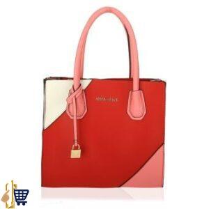 Red / Pink Anna Grace Fashion Tote Handbag 1