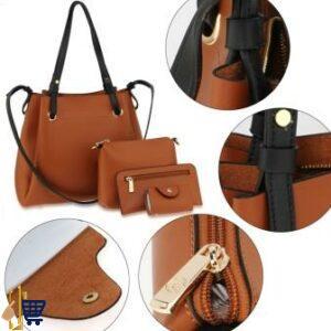 Brown Anna Grace Set Tote Bag 4