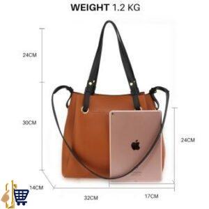 Brown Anna Grace Set Tote Bag 5