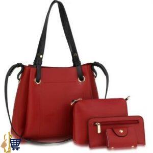 Burgundy Anna Grace Set Tote Bag