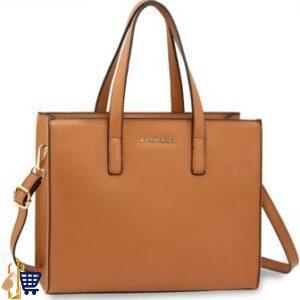 Brown Anna Grace Fashion Tote Bag 1